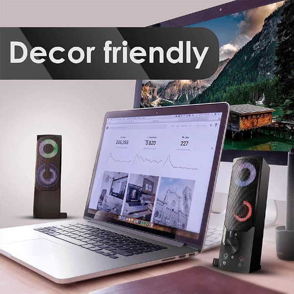 Zebronics Zeb Wonderbar 10 USB Computer Speaker with RGB Lights - Image 3